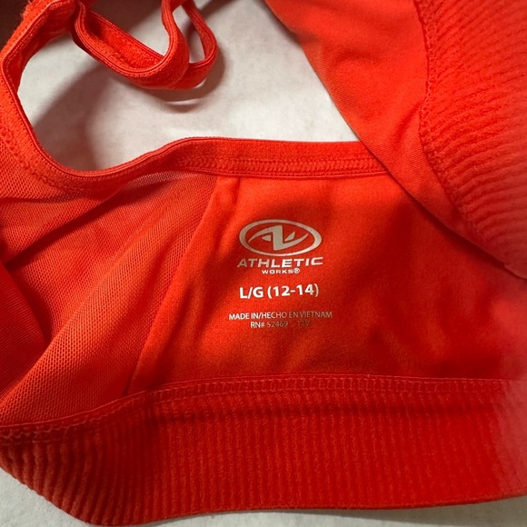 Athletic Works Red Sports Bra - Picture 3 of 3